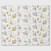 かわいいクリスマスラッピング紙 ラッピングペーパー (フラット)