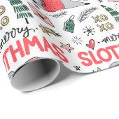 かわいいクリスマスラッピング紙 ラッピングペーパー (ロールコーナー)