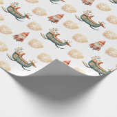 かわいいクリスマスラッピング紙 ラッピングペーパー (角)