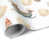 かわいいクリスマスラッピング紙 ラッピングペーパー (ロールコーナー)