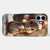 かわいいクリスマスリスのiPhone 16 Plusケース Case-Mate iPhoneケース (裏面 (横))