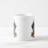 かわいいクリスマスロットワイラーマグカップ コーヒーマグカップ (中央)