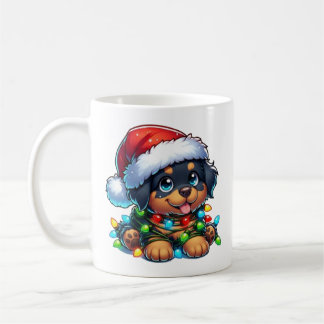 かわいいクリスマスロットワイラーマグカップ コーヒーマグカップ
