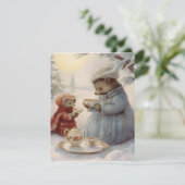 かわいいクリスマスヴィンテージ シーズンカード (スタンド正面)