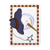 かわいいクリスマス初期の雪だるま マグネット (縦)