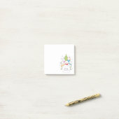 かわいいクリスマス動物の友達 |クリスマス休暇 ポストイット (デスク上)