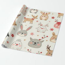 かわいいクリスマス動物をデザインしよう
