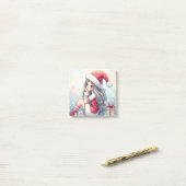 かわいいクリスマス女子ポストイット ポストイット (デスク上)