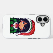 かわいいクリスマス女子 Case-Mate iPhoneケース (裏面 (横))