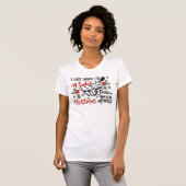 かわいいクリスマス女子Tシャツ Tシャツ (正面フル)