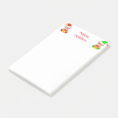 かわいいクリスマス小人オンホワイト ポストイット (アングル)