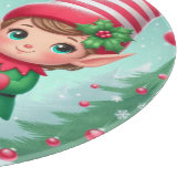 かわいいクリスマス小人 カッティングボード (角)
