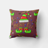 かわいいクリスマス小人 クッション (裏面)
