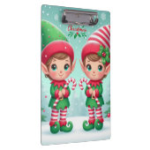 かわいいクリスマス小人 クリップボード (右)