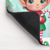 かわいいクリスマス小人 マウスパッド (コーナー)