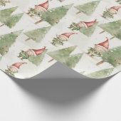 かわいいクリスマス小人 ラッピングペーパー (角)