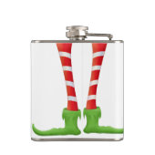 かわいいクリスマス小妖精や小人おもしろいバー飲み物 フラスク (裏面)