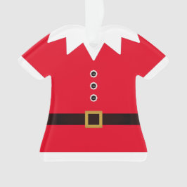 かわいいクリスマス小妖精や小人スーツのフィギュアパーソナライズされた オーナメント