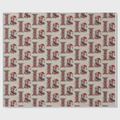 かわいいクリスマス小妖精や小人フェスティバルI ラッピングペーパー (フラット)