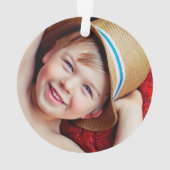 かわいいクリスマス小妖精や小人モノグラムホリデーキッズフォト オーナメント (裏面)