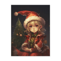 かわいいクリスマス小妖精や小人