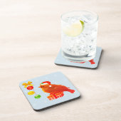 かわいいクリスマス小鳥 コースター (右側)