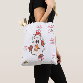 かわいいクリスマス幽霊マグカップ | ホリデージンジャーブレッド&P トートバッグ