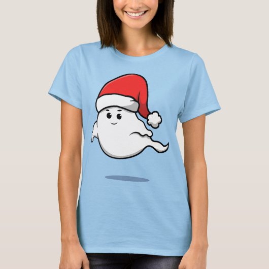かわいいクリスマス幽霊 Tシャツ (正面)