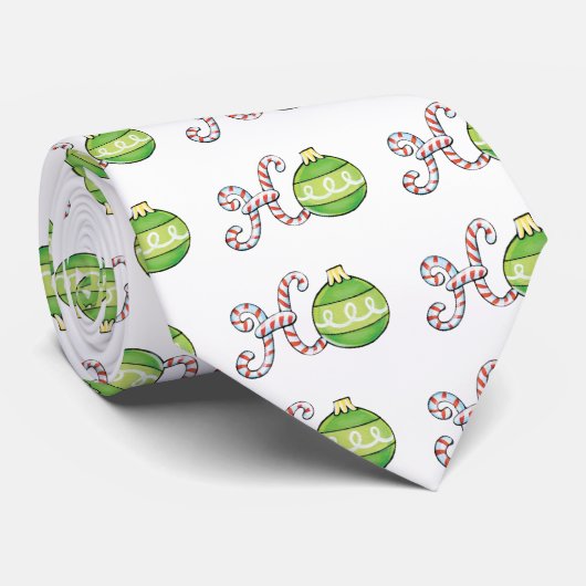 かわいいクリスマス文字、ホインキャンディカネスオーナメント ネクタイ (ロール)