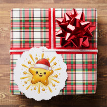 かわいいクリスマス星のオーナメント