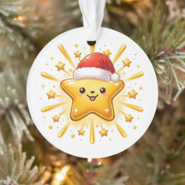かわいいクリスマス星のオーナメント オーナメント