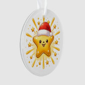 かわいいクリスマス星のオーナメント オーナメント (正面)