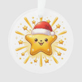 かわいいクリスマス星のオーナメント オーナメント (正面)