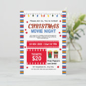 かわいいクリスマス映画夜 招待状 (スタンド正面)