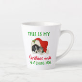 かわいいクリスマス映画鑑賞ヴィンテージ カフェラテマグ