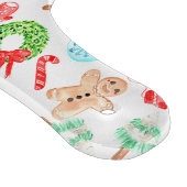 かわいいクリスマス最も素晴らしいタイムモノグラム カッティングボード (角)