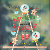 かわいいクリスマス最もONEDERFUL最初の誕生日 アクリルサイン (ニュートラル)