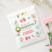 かわいいクリスマス最もONEDERFUL最初の誕生日 フェイバーバッグ (封をした状態)