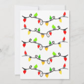 かわいいクリスマス最もONEDERFUL最初の誕生日 招待状 (裏面)