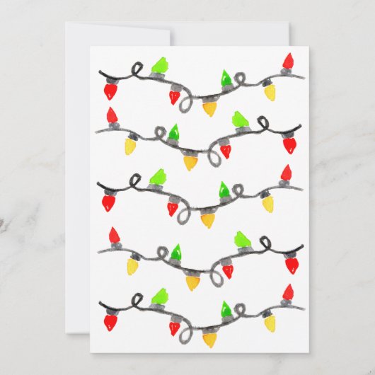 かわいいクリスマス最もONEDERFUL最初の誕生日 招待状 (裏面)