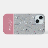 かわいいクリスマス柄 iPhone 15ケース (裏面横)