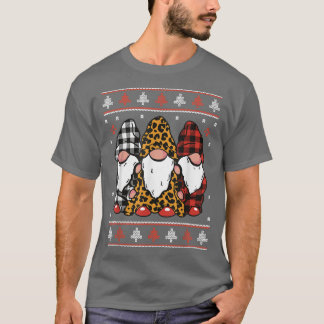 かわいいクリスマス格言かわいいクリスマス愛好家のためのプレイドT- Tシャツ