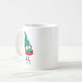 かわいいクリスマス格言とクリスマスオーナメント コーヒーマグカップ (正面左)