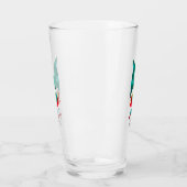 かわいいクリスマス格言とクリスマスオーナメント タンブラーグラス (左)