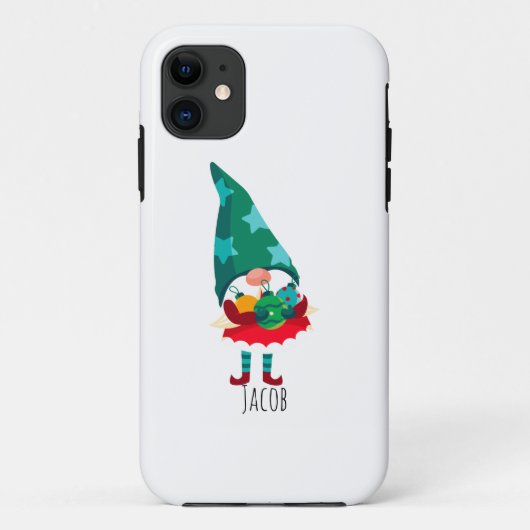 かわいいクリスマス格言とクリスマスオーナメント Case-Mate iPhoneケース (裏面)