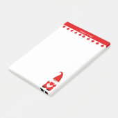 かわいいクリスマス格言とハート ポストイット (アングル)