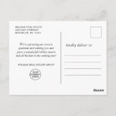 かわいいクリスマス格言のあいさつ企業のつ ポストカード (裏面)