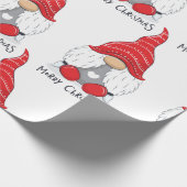 かわいいクリスマス格言ウォーターカラーアート ラッピングペーパー (角)