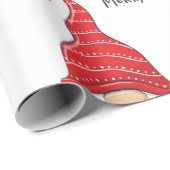 かわいいクリスマス格言ウォーターカラーアート ラッピングペーパー (ロールコーナー)