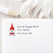 かわいいクリスマス格言ウォーターカラーアート ラベル (インサイチュ)